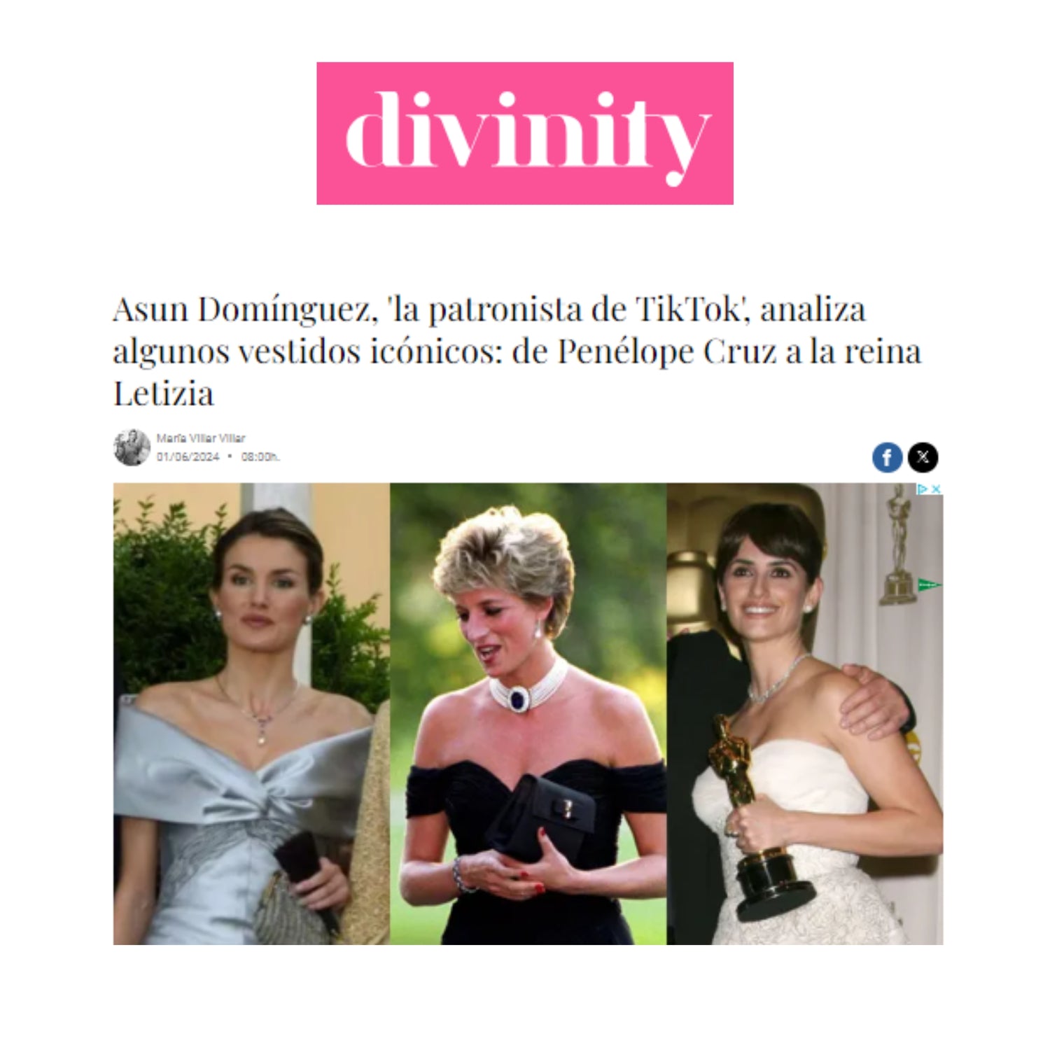 Entrevista en Divinity a Asun Domínguez