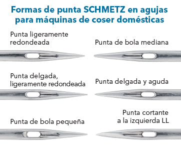 Agujas Microtex SCHMETZ Nº 70 - Asun Dominguez Academia de Moda